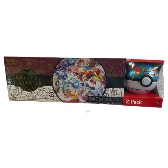 Pokemon TCG 2025 Holiday Advent Calendar Bundle Costco Exclusive Sealed New - Picture 1 of 7